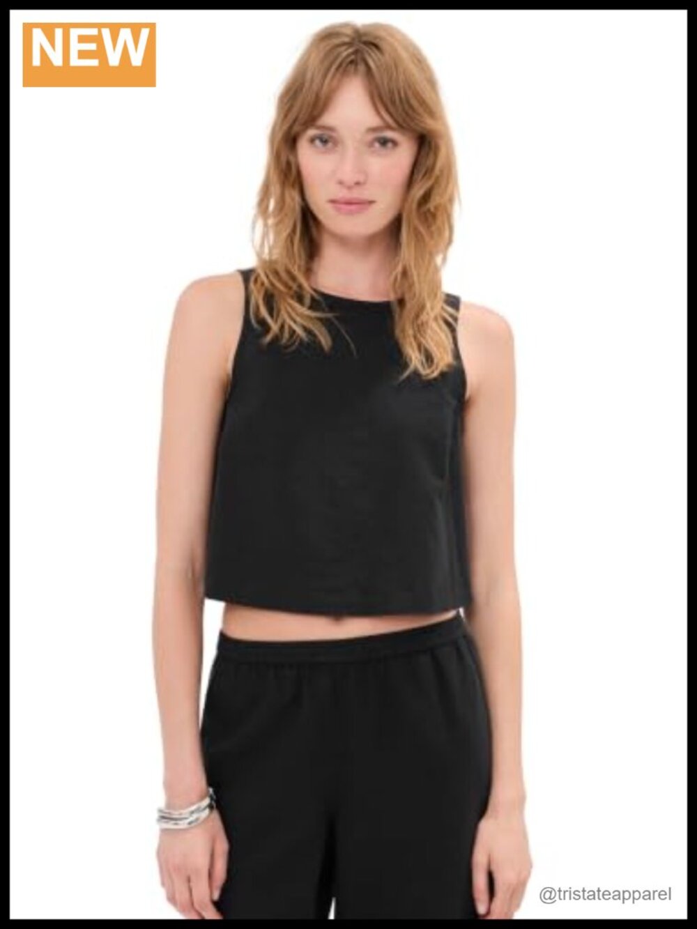 Linen Crop Top Blouse Women's Sleeveless Scoop Neck